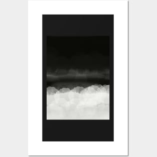 Black And White Ombre Posters and Art